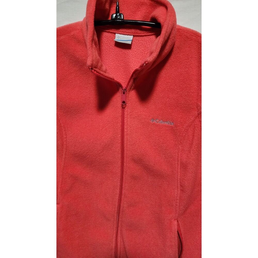 Columbia Womens Micro Fleece Vest Jacket Full Zip SIZE XL - Picture 3 of 7
